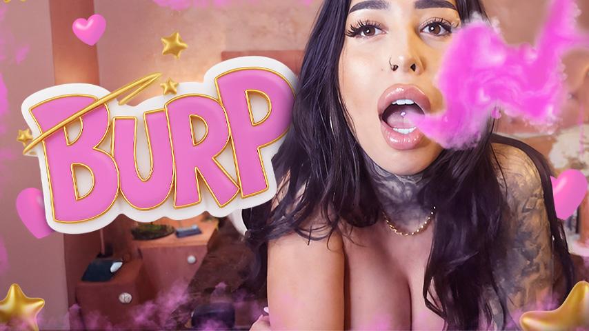 Burp fetish and twerking