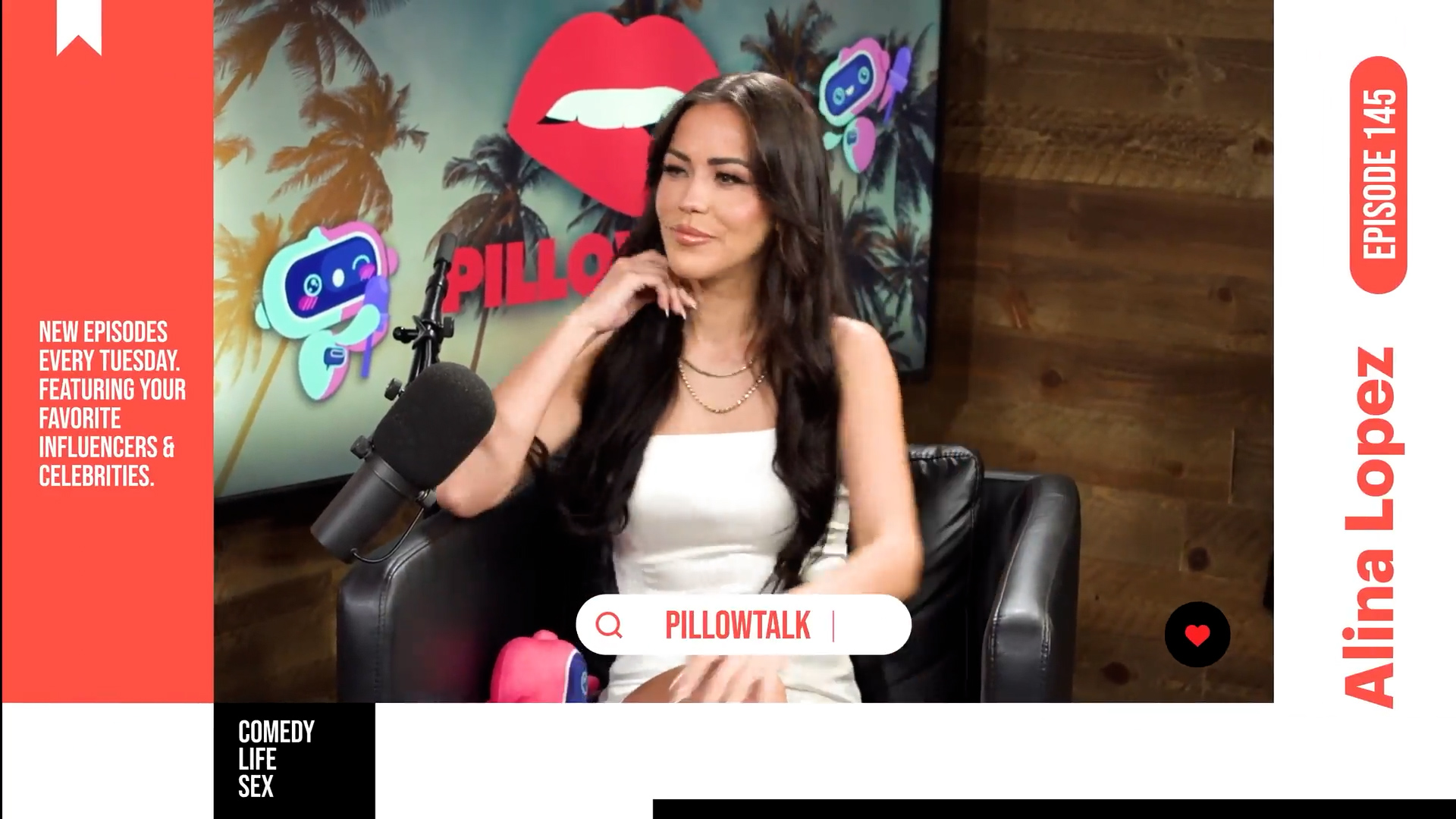 Ryan Pownall's Pillow Talk Podcast features guest Alina Lopez.