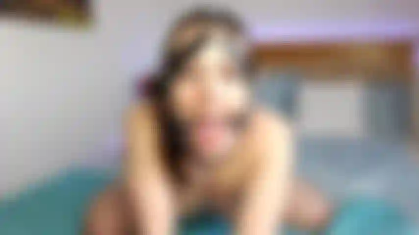 Begging for cum through open gag