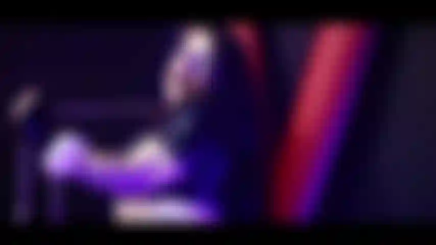 hot girl in leather clothes and chains