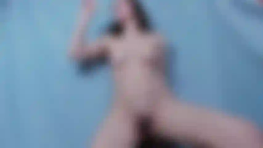 New Year's Eve Glass Dildo Masturbation