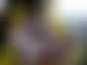 Masturbation in Yellow Chair - I show off my strappy purple lingerie before pulling out my tits and masturbating with vibrator until I cum