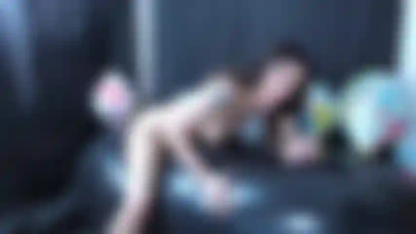 Dildo Fuck on Giant 86 inch balloon with smaller balloons around to play with too!!