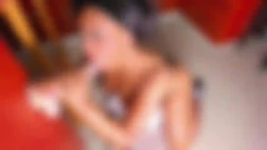Horny brunette sucks huge dildo in the kitchen !!!