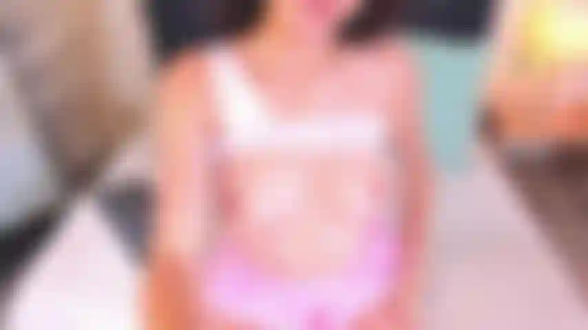 hot college girl touching her tight pussy