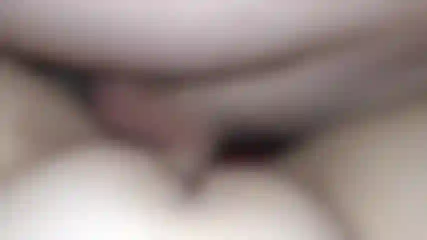 Creampie with pussy pushing