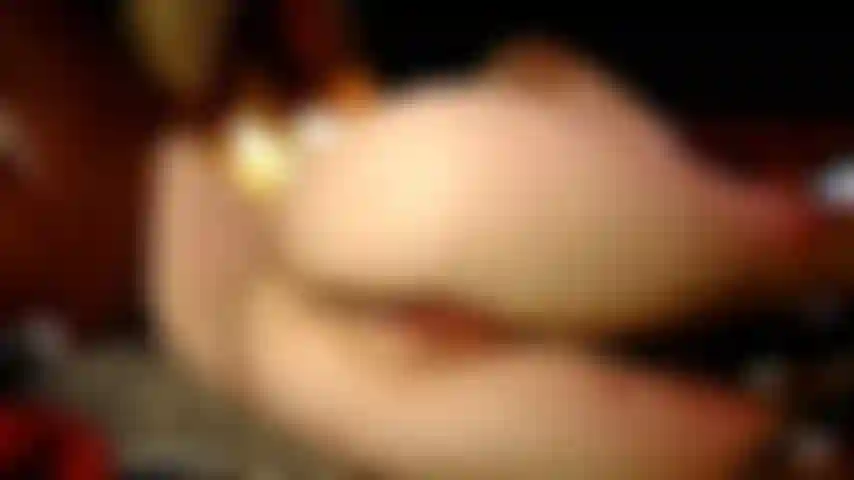 Super intimate dirty talk and pussy stretching with huge black dildo