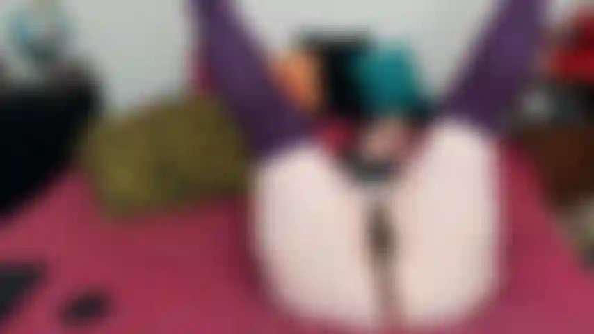 Purple Thigh Highs & Tiny Thong *No Sound*