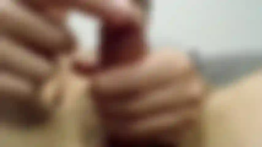 POV Close Up of Uncut Cock