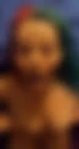 POV facial ~ cum on face (pink blue hair)