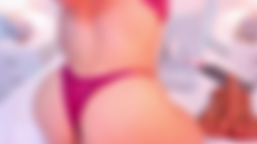 My thong on the side and riding your cock.