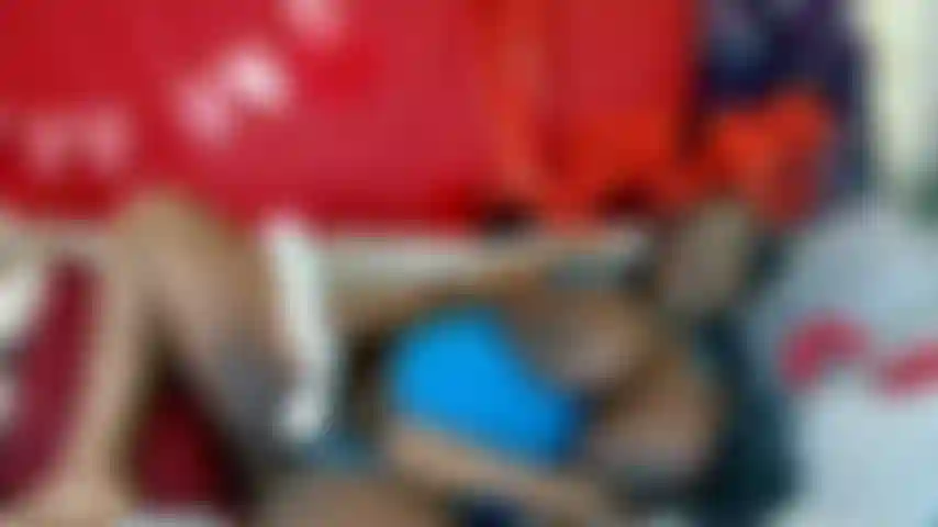 Tits Out Wand Vibrator Play