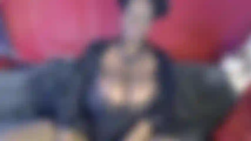 Burping fetish with tits out mouth gaped wide open