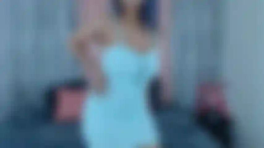 Sexy striptease and masturbation