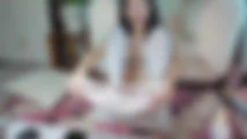 Horny girl mastubate with dildo inside pussy, horny and climax, happy moan with curl up toes, roll eyes