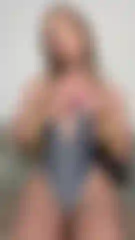 Braids and swimsuit masturbation