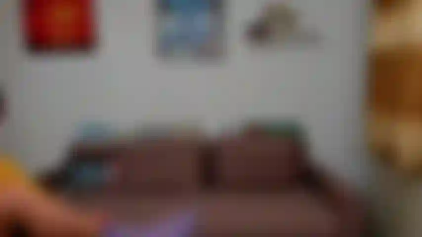 Showing off my ass and balls on my knees on the couch.