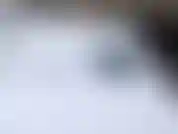 lot of snow around naked boobs