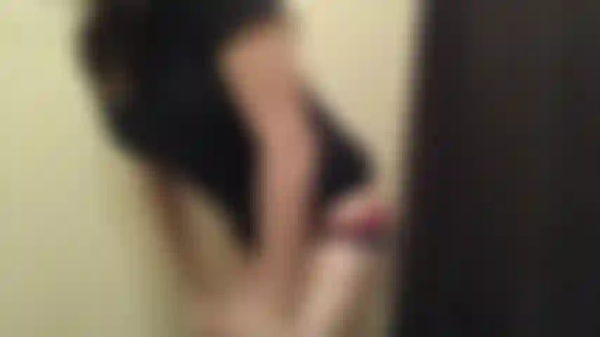 Found an old video- fingering myself in my friend's bathroom