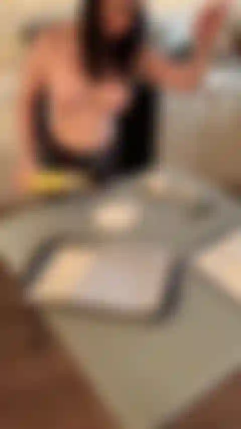 Topless Christmas baking