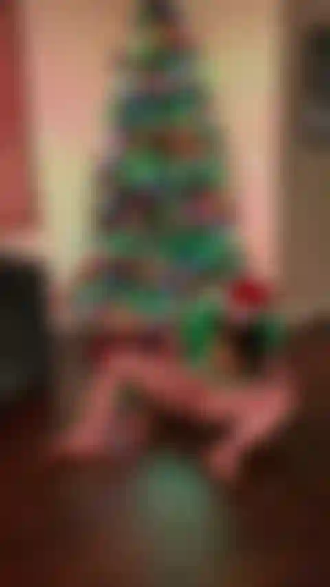 Getting naughty under the tree