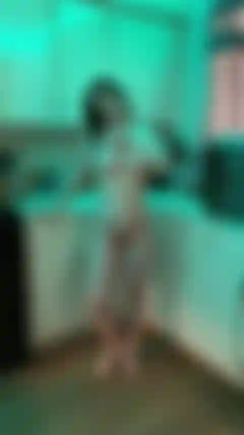 Having my titties played with in the kitchen