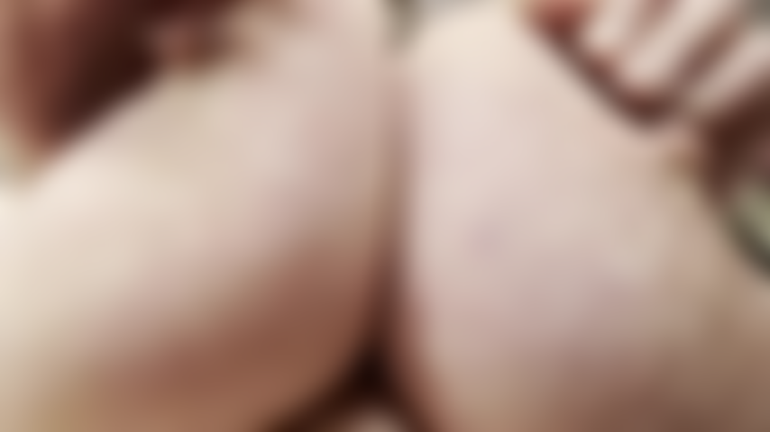 Upclose nipple play and boob slapping