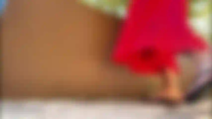 red dress upskirt soles flip flops red pink toes