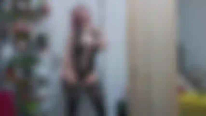 Fingering pussy in sexy stockings and lingerie.