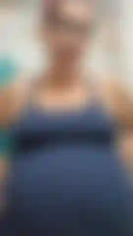 Turning Tom into my cock loving whore! I put on my biggest strapon and make him get on his knees and suck it like a good boy then reward him with fucking him in the ass - then I let him stroke his cock and cum ALL over my pregnant belly! 38 weeks.