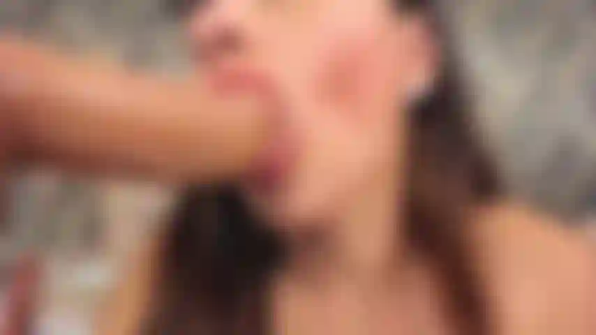 My bitch face is fixed on you while I suck your hard, exploding cock. Let yourself go and fill my mouth with milk.