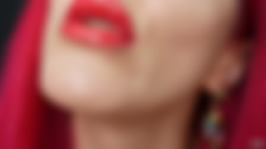 Plump lips.