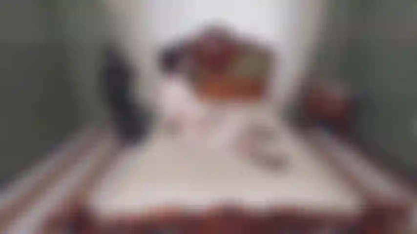 Satin pants masturbation