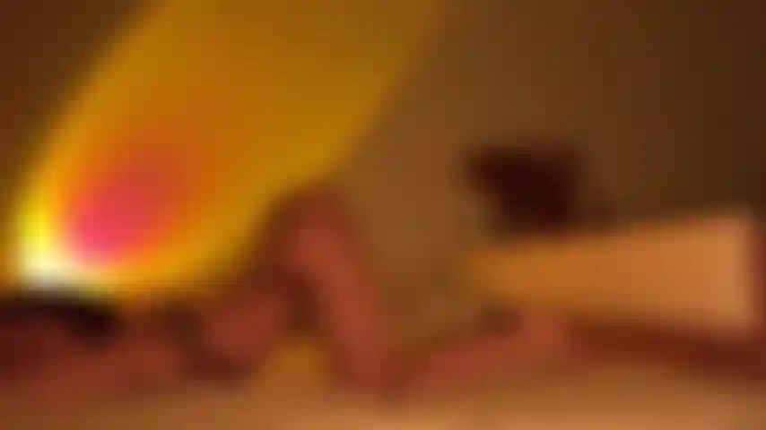 Slow Stretch on a bed in transperent lingerie, let me show u how flexible I am