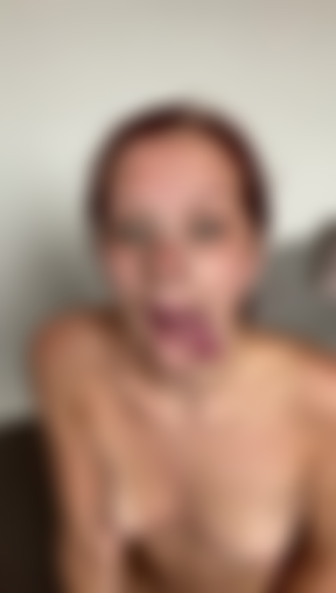 Eating cum off my face.