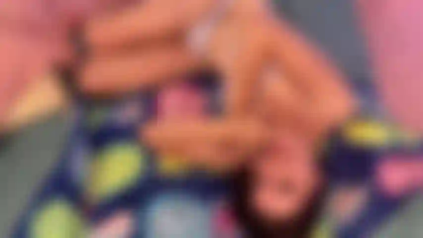 Quick deep self suck and cum on face (high angle)