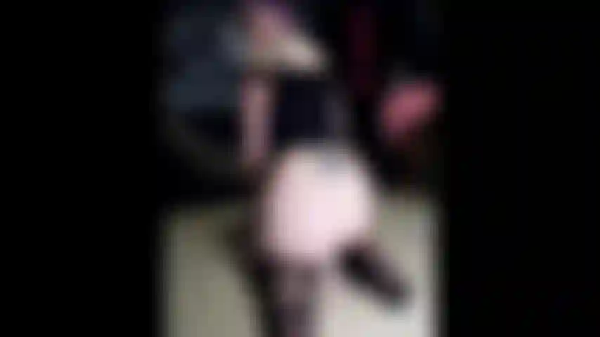 Riding my suction dildo on the floor