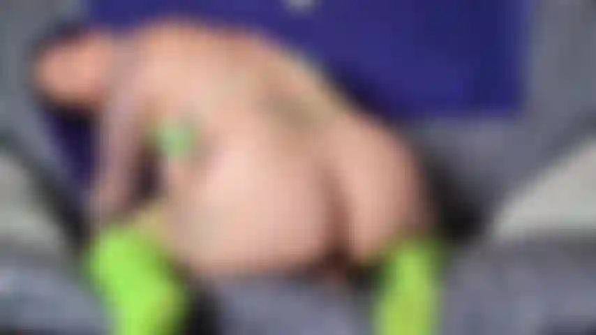 High Socks Dildo Riding