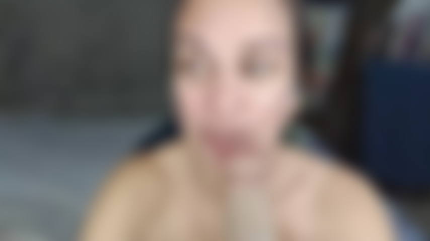 Spoiling your cock with my mouth.