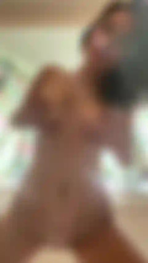 Horny brunette oiling natural tits