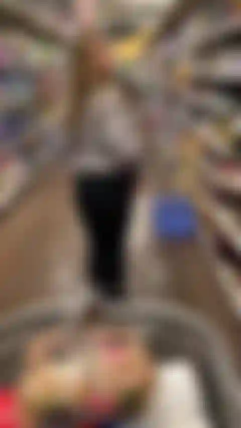 Quick flash at the store