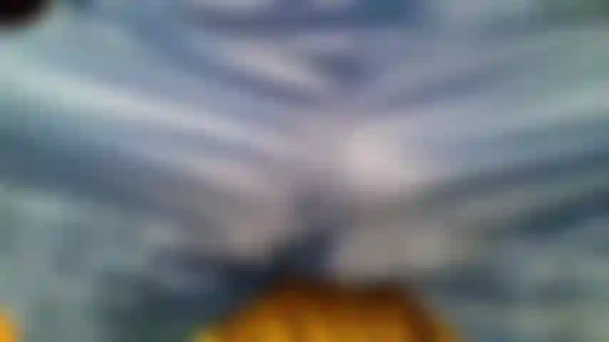 Getting out of my shiny shorts.