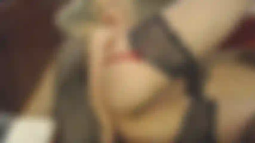 Ass fuck in spoon pos (black dildo)