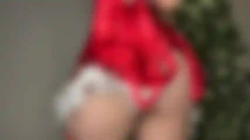santa's helper teases with her boobs mmmm