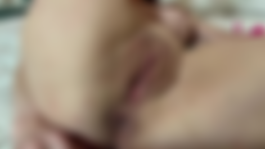 Spread wide pussy and ass close up.