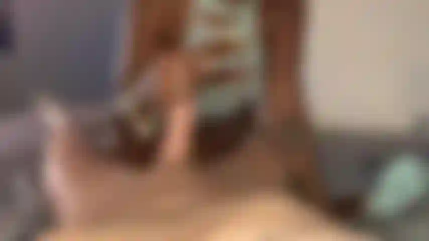 POV Ebony GF Handjob on White Cock Until Cum