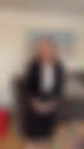 Shy office worker plays for the boss