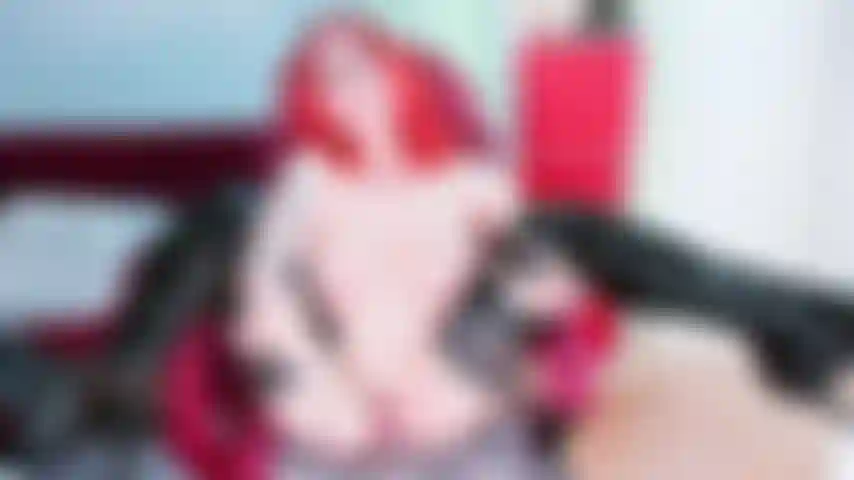 Multi squirt ... Completely naked , only shiny boots over knee on...