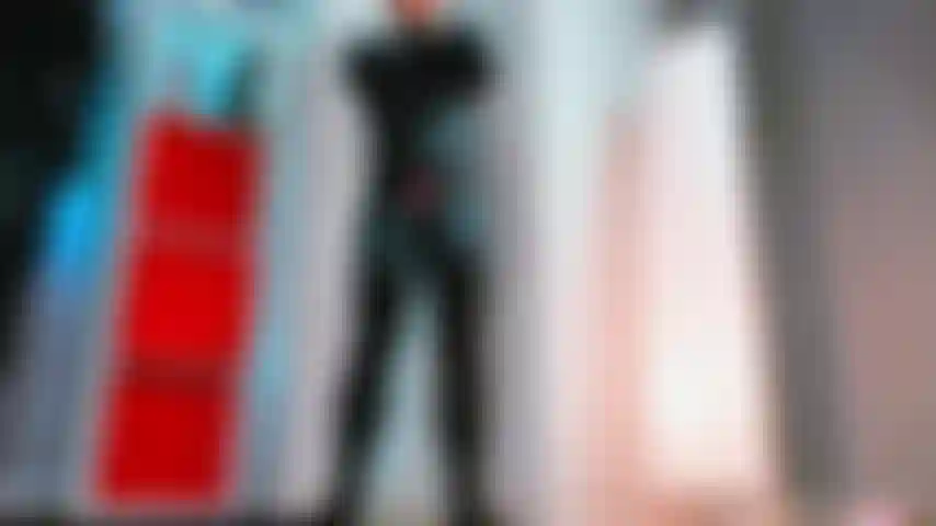 Full body latex tease