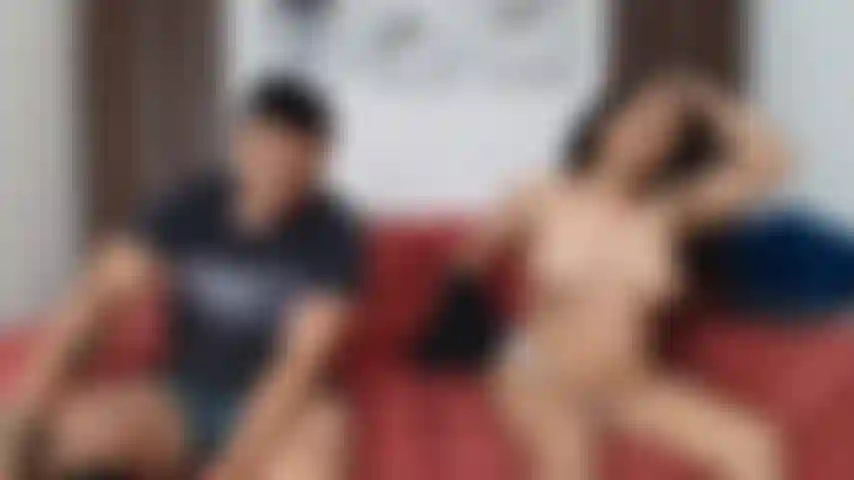 Sucking his cock and showing his ass